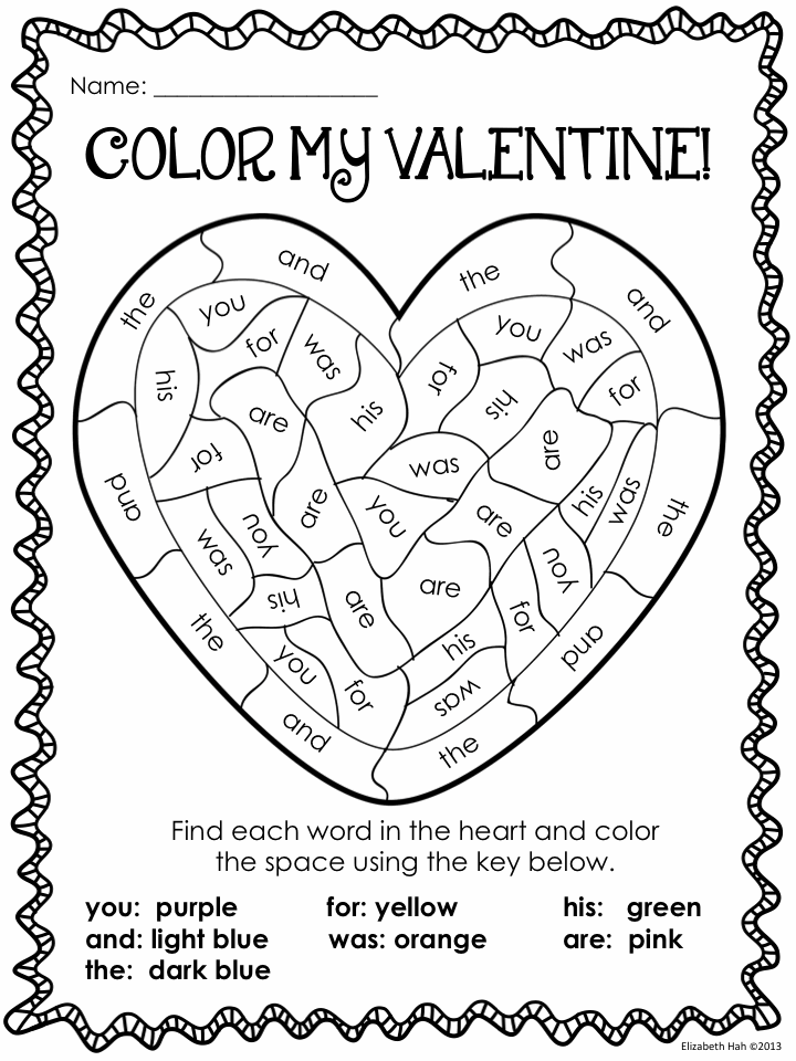 valentine coloring pages and activity - photo #11