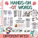 Enjoy learning about word families with these -OT word activities!