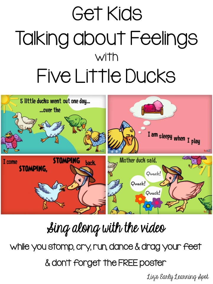 Talking about Feelings with Five Little Ducks - Liz's ...