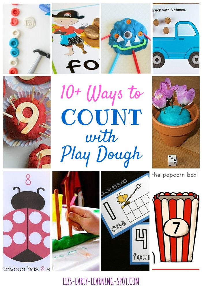 10 Ways to Count with Play Dough - Liz's Early Learning Spot